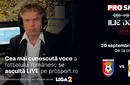 Ilie Dobre comentează LIVE pe ProSport.ro meciul Chindia Târgoviște – Ceahlăul Piatra Neamț, vineri, 20 septembrie 2024, de la ora 16.00