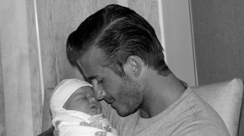 FOTO** Prima poză cu David Beckham și fetița sa, Harper Seven