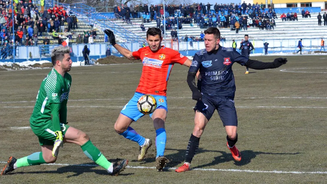 Debut dezastruos pentru Bălgrădean la FCSB. A luat trei goluri de la FC Hermannstadt.** 