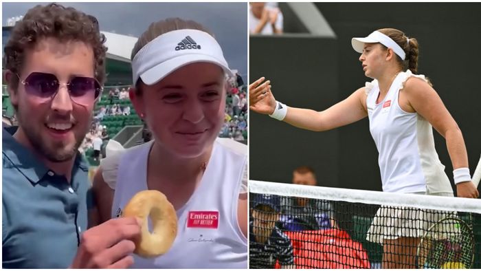 Jelena Ostapenko, arogantă după ce a învins-o pe Irina Begu la Wimbledon: „Greu cu mine!" Cum s-a putut poza letona chiar pe teren | FOTO