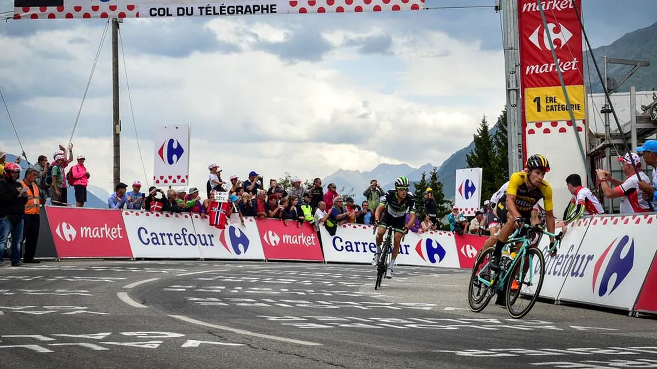 Victorie epică pentru un sloven în Turul Franței. Fabio Aru a pierdut timp în prima etapă de Alpi și a ieșit de pe podium. Chris Froome se distanțează la 