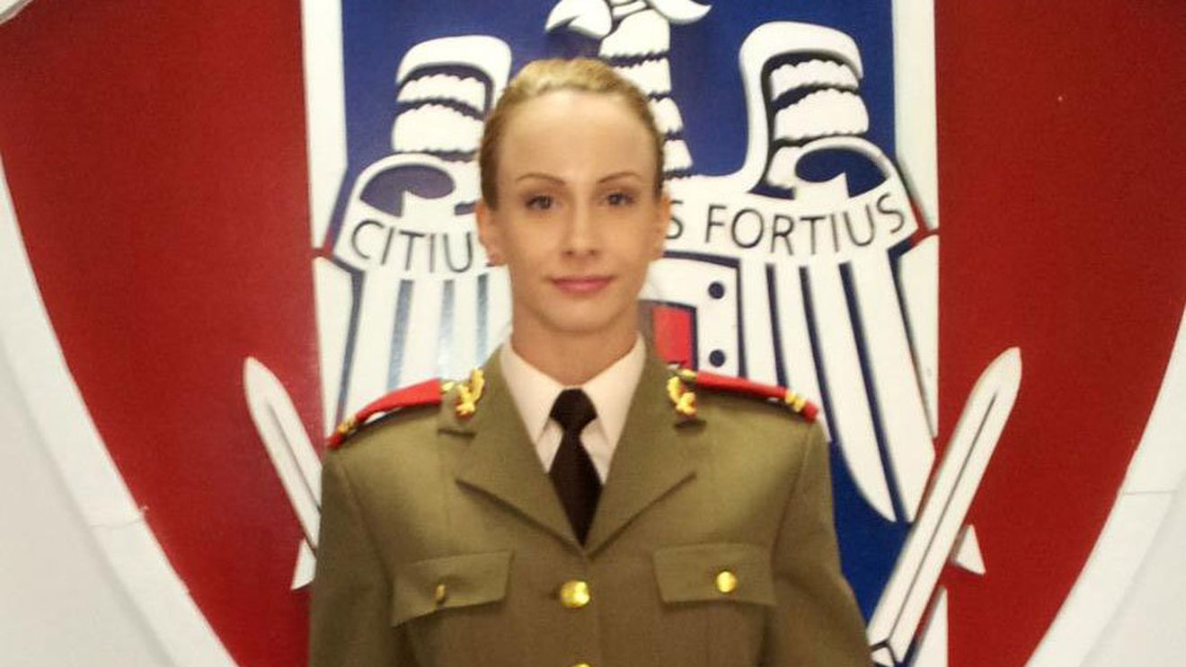 Sandra Izbașa, înaintată la gradul de locotenent, prin ordin al ministrului Apărării! FOTO