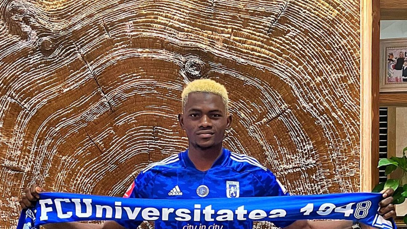 Ce lovitură de proporții a dat FC U Craiova! Dezvăluiri despre Jibril Ibrahim, noua senzație din Oltenia: „Miroase golul, dar la 19 ani nu poate fi Ibrahimovic!” Comparația cu Andrea Compagno | EXCLUSIV