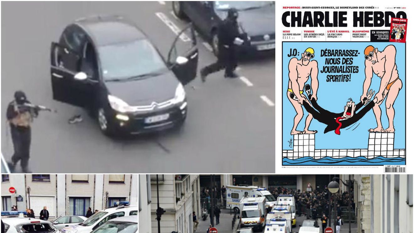 Lumea sportului reacționează după atentatul de la Paris. Marii sportivi ai Franței: "Noi suntem Charlie". 12 oameni au fost uciși, iar agresorii sunt încă în libertate