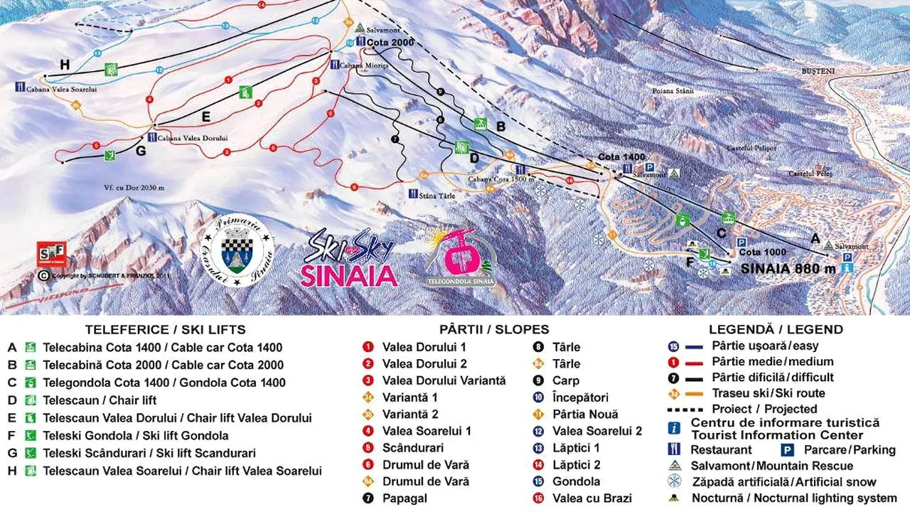 Toate locurile din România unde se pot practica sporturi de iarnă