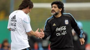 Argentinienii au luat-o razna! Fostul selecționer, gata să se lase sodomizat dacă "pumele" câștigă CM! :)