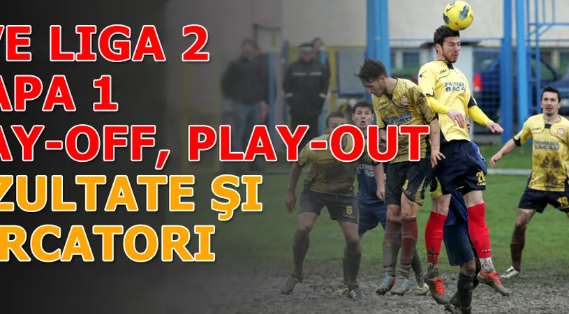 Rapid a câștigat în ultimul minut la Clinceni.** SC Bacău și Vâlcea au obținut puncte în deplasare