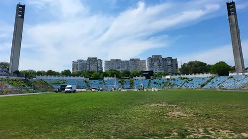 Așa arată stadionul „Gheorghe Hagi” cu mai puțin de două săptămâni înainte de demolare! În locul acestei paragini va fi construită o arenă de 100 de milioane de euro