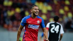 Jugurtha, prințul de la curtea regelui Hagi. Hamroun a marcat golul decisiv al echipei lui Reghecampf la Ovidiu. Viitorul - Steaua 0-1