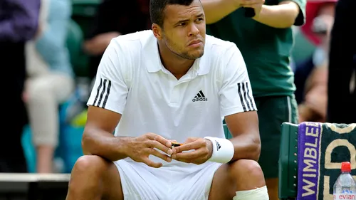 Jo-Wilfried Tsonga va absenta o lună de pe teren