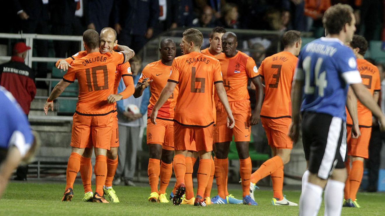 Estonia, piedica neașteptată în drumul României spre baraj? VIDEO Olandezii s-au bucurat ca nebunii pentru remiză