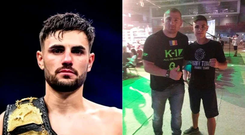 Povestea puștiului care acum 8 ani făcea o poză cu Moroșanu, iar acum luptă pentru titlul intercontinental la kickboxing