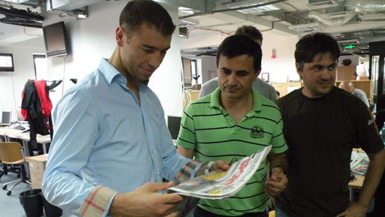 FOTO Campionul Bute a vizitat redacția ProSport:** "Vă mulțumesc pentru sprijin"