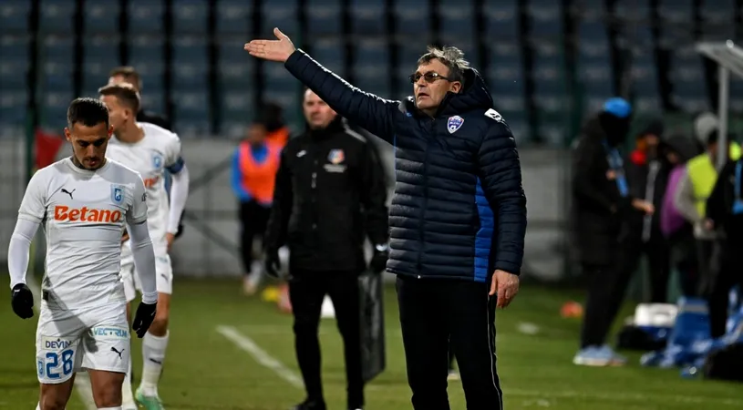 Eugen Neagoe a luat foc după Gloria Buzău - Universitatea Craiova 0-2: „Cu vrăjeală și minciuni nu poți să faci nimic!”