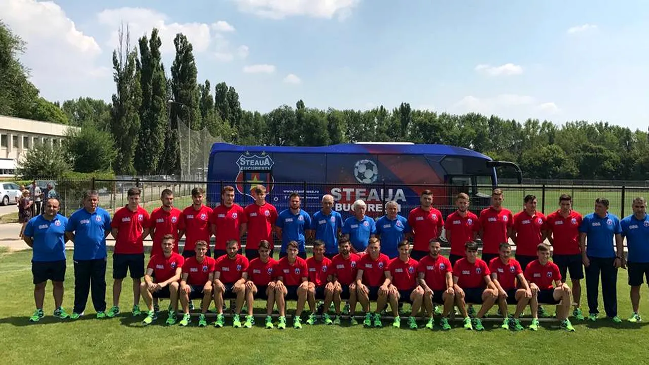 BREAKING NEWS | CSA Steaua a anunțat lotul de jucători. Cei mai mulți jucători au sub 20 de ani. Fiul lui Daniel Prodan este și el pe foaie. FOTO | Imagini spectaculoase cu autocarul echipei