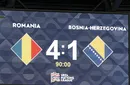 Marele regret al fanilor după victoria categorică a României cu Bosnia: „E cel mai bun!” Ce s-a întâmplat la final cu Nicolae Stanciu și Andrei Cordea și cum a arătat „meciul pe care nu l-ai văzut la TV!” | SPECIAL