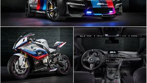 FOTO | Cum arată noile safety car și safety bike pentru sezonul 2015 din MotoGP: BMW M4 Coupe și BMW S 1000 RR