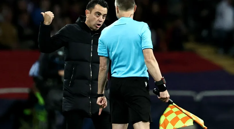 Xavi l-a făcut praf pe Istvan Kovacs, după Barcelona - PSG 1-4! L-a desființat cum rar se vede în Liga Campionilor: „A fost foarte slab! A fost un dezastru şi i-am zis-o. Ne-a distrus sezonul