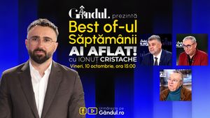 Gândul prezintă Best Of Ai aflat! Cu Ionuț Cristache - vineri, 10 octombrie, de la ora 15.00