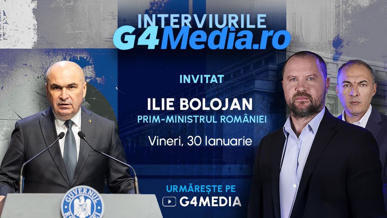 Intră pe G4Media.ro pentru un interviu exclusiv cu premierul Ilie Bolojan. Guvernul sub asediu: Atacurile PSD, revolta din PNL și reformele care au blocat Coaliția