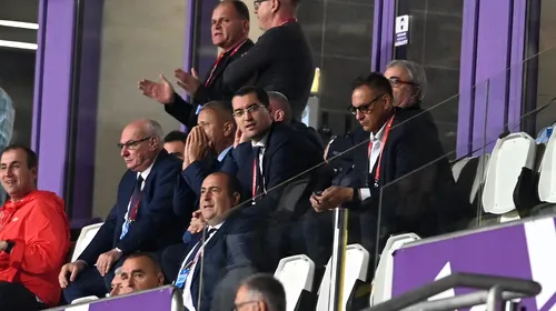 Ce făcea Răzvan Burleanu chiar în timpul meciului Belarus – România! Președintele FRF nu și-a dat seama că e urmărit