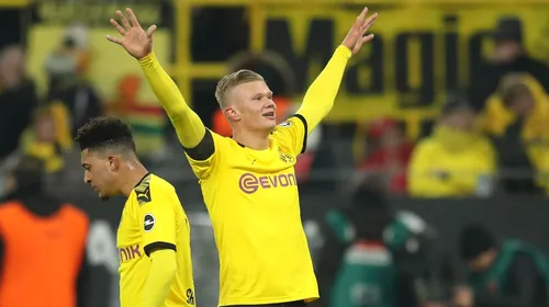 Minunat! Fabulosul Erling Haaland marchează primul gol după reluarea Bundesliga, în meciul Borussia Dortmund – Schalke | VIDEO
