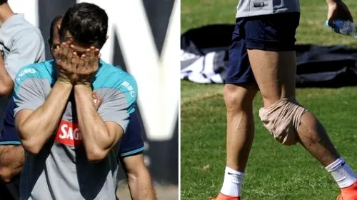 Cristiano Ronaldo a părăsit antrenamentul Portugaliei cu lacrimi în ochi. Primele informații de la fața locului