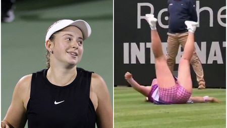 Toate ironiile la adresa adversarelor s-au întors împotriva Jelenei Ostapenko! Căzătura caraghioasă suferită de letonă în finală la Eastbourne | VIDEO