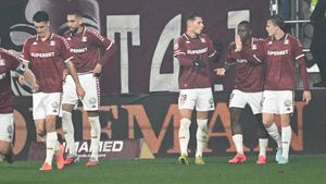 Rapid – FC Argeș 2-0, în etapa 16 din Superligă. Au trecut în viteză și prin gara Trivale și s-au cocoțat pe primul loc în clasament!