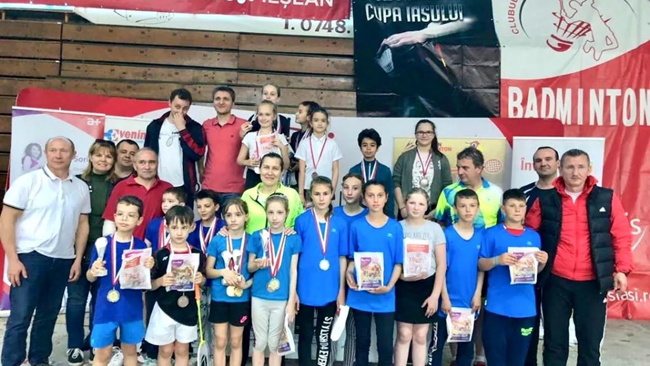 Badminton de nivel internațional, la Iași. Duel strâns pentru medalii între sportivii din România, Republica Moldova și Ucraina, la 