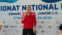 David Popovici, campion național la 100 m liber