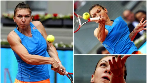 Revenire cu stil. Halep-Keys: 5-7, 6-0, 6-1. Simona s-a accidentat și nu va mai evolua în optimi la Roma