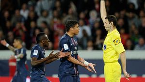 PSG, lovită de Federație! Suspendare de 9 luni după o altercație cu un arbitru! Clubul va începe noul sezon de la -3 puncte