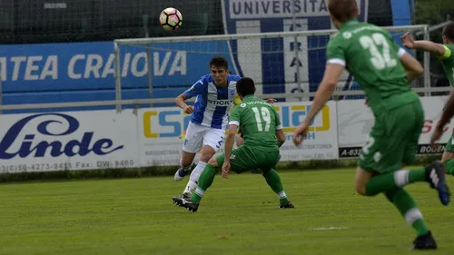 Moți le-a făcut și oltenilor viața grea. CS U Craiova - Ludogoreț 0-1. Fundșul român a înscris din penalty, în minutul 86