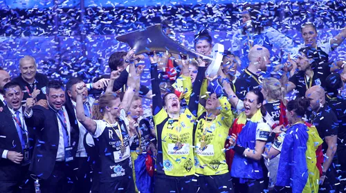 Imagini memorabile! GALERIE FOTO cu bucuria fetelor de la CSM București după câștigarea Ligii Campionilor