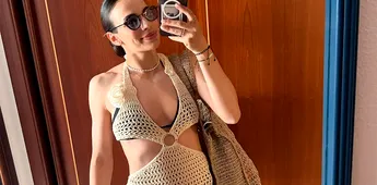 Imagini absolut caniculare cu Teodora Meluță! Duş în costum de baie: „Chiar ce aveam nevoie”
