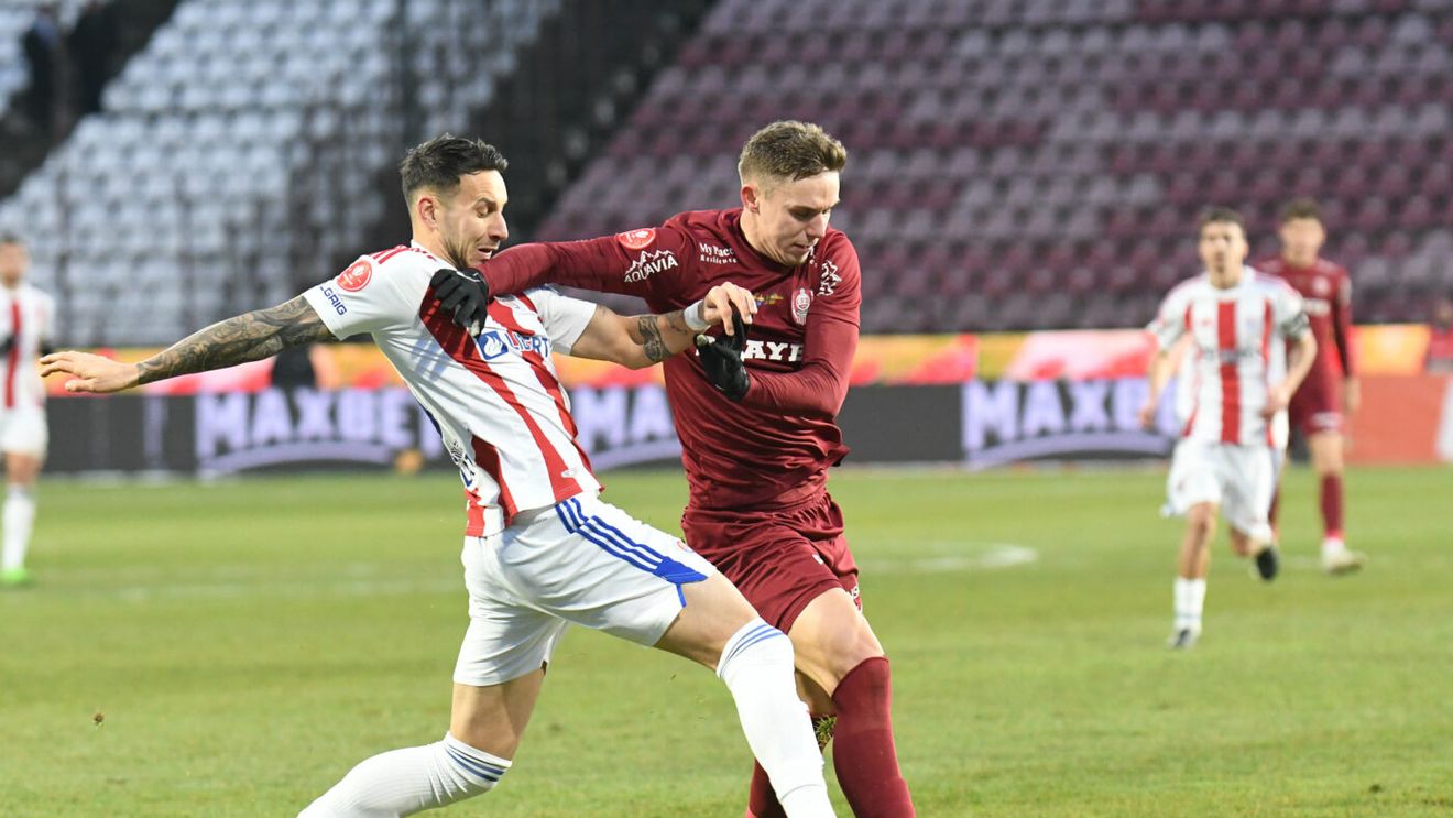 „Asta îmi cere antrenorul!”. Louis Munteanu, declarație neașteptată după CFR Cluj - Oțelul 3-2