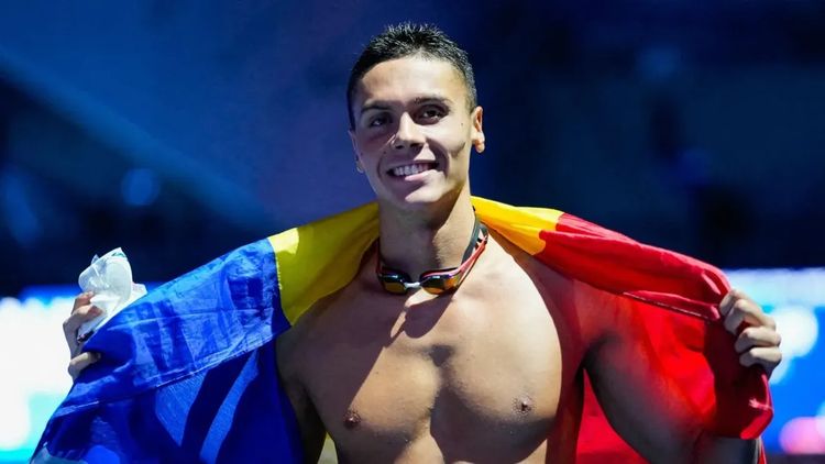 David Popovici e favorit clar pentru americani, care sunt gata de un moment istoric: „E pregătit de recordul mondial!”