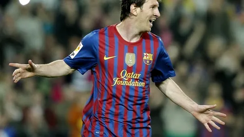 Messi, un nou record: ** E cel mai bun marcator într-un sezon de Ligă!