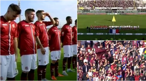 VIDEO IMPRESIONANT | Scene emoționante în Italia, la un meciurile din Serie B! Cum au fost omagiate victimele atentatelor de la Paris