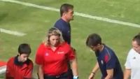 Alarmă la Barcelona! Noul transfer al catalanilor s-a accidentat și a fost scos pe targă