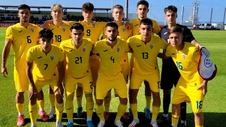 România U18, eșecuri pe linie la Turneul celor 4 Națiuni. Tricolorii au pierdut și amicalele cu Spania U18 și Turcia U18