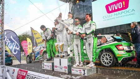 Italianul Basso câștigă la Cluj. Tempestini își consolidează poziția de lider în Campionatul Național de Raliuri
