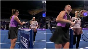 Jelena Ostapenko, zero respect față de adversară la Doha! A refuzat să dea mâna cu Victoria Azarenka: reacția bielorusei i-a uns la suflet pe fani. VIDEO