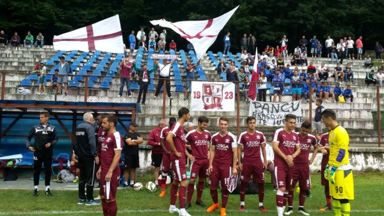 Rapid a învins CS Olimpic Cetate Râșnov, scor 3-0, într-un meci amical