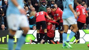 United este șeful în derby și în Anglia:** City - United 2-3! Van Persie a dat lovitura în prelungiri, Rooney a reușit o dublă