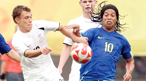 Ronaldinho face spectacol la Olimpiadă