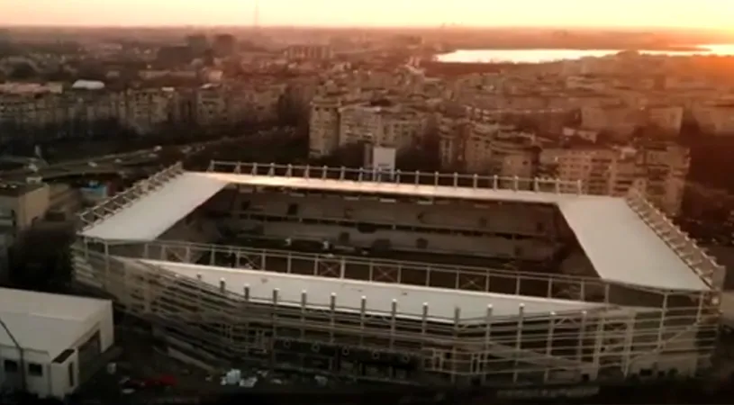 Noi imagini senzaționale „Rapid Arena”! Stadionul din Giulești prinde contur: cum arată acum, cu doar câteva luni înainte de finalizarea lucrărilor | GALERIE FOTO