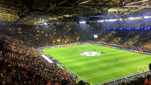Spectaculos! FOTO | Coregrafie superbă a fanilor Borussiei Dortmund: ce au afișat înaintea startului partidei cu Barcelona