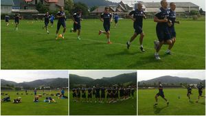 Matulevicius & Co trag din greu în cantonamentul de la Gura Humorului. "Este cea mai grea pregătire pe care am făcut-o în cariera mea"